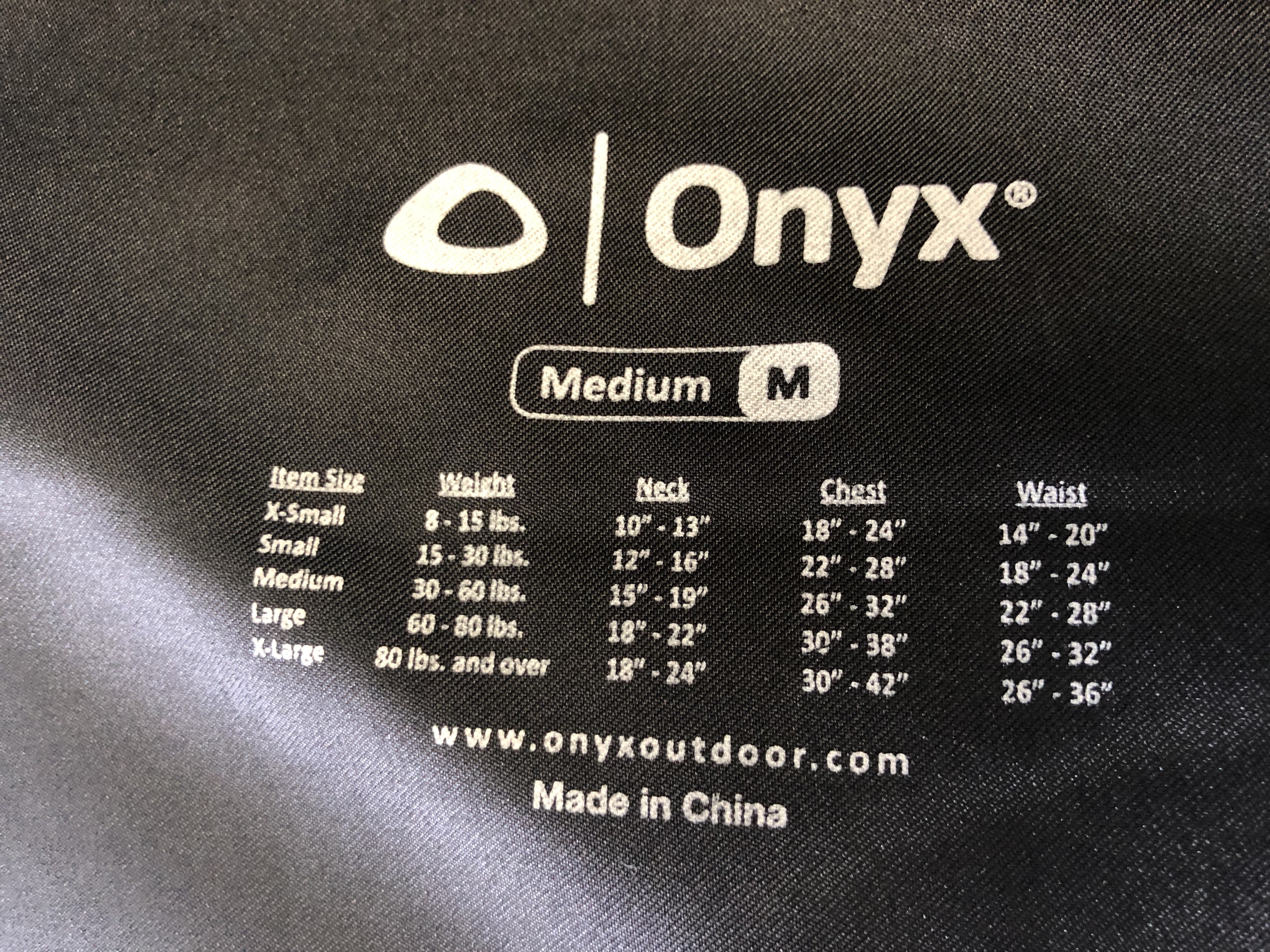 onyx life vest company information